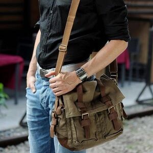 NWT Berchirly Messenger Bag in Coffee